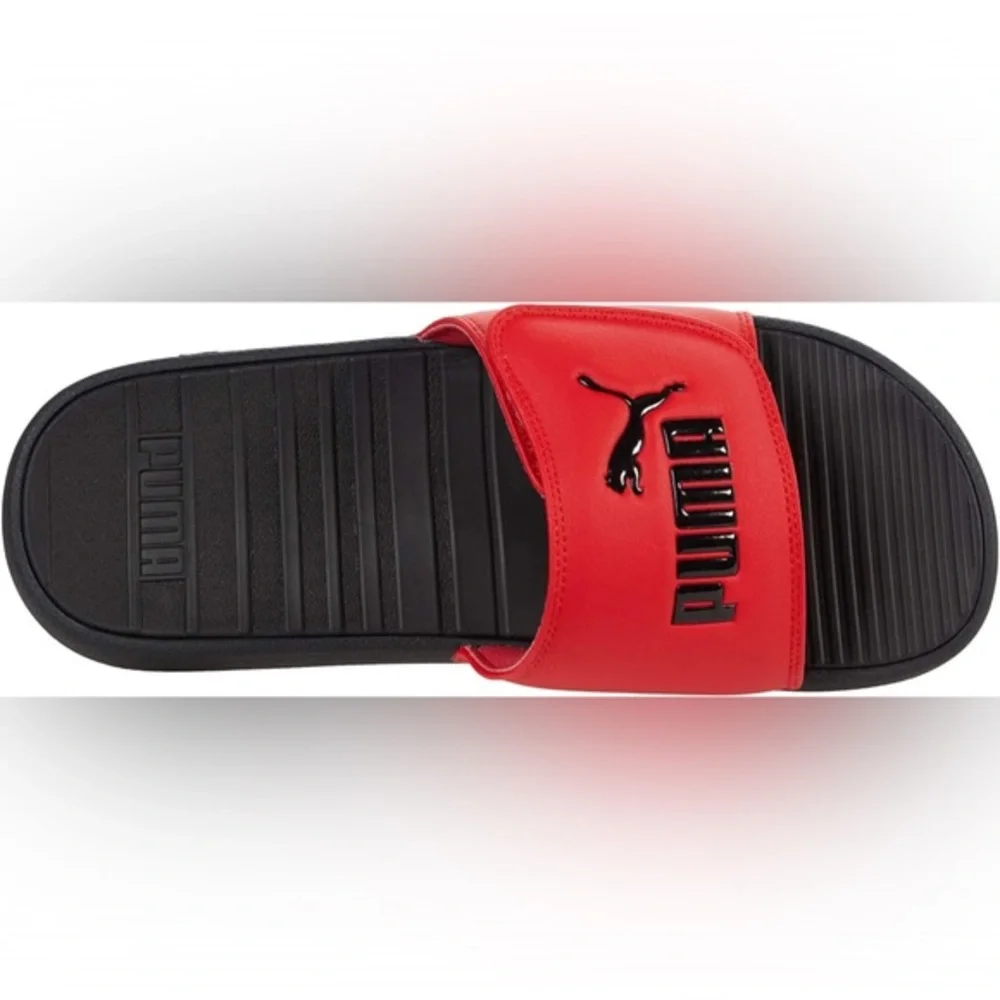 Puma Cool Cat V BX Men's Red Slides sz 7
